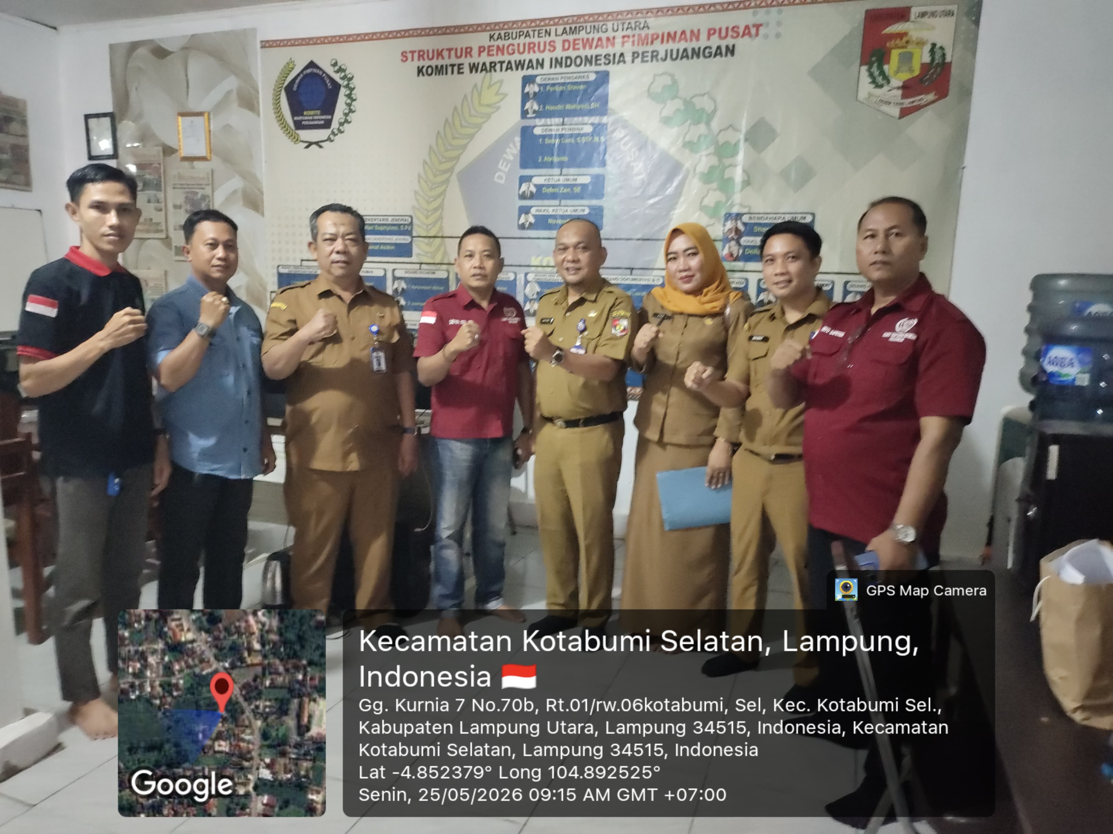 Kesbangpol Lampura dan DPP KWIP Bahas Sinergi Politik-Media di 2026
