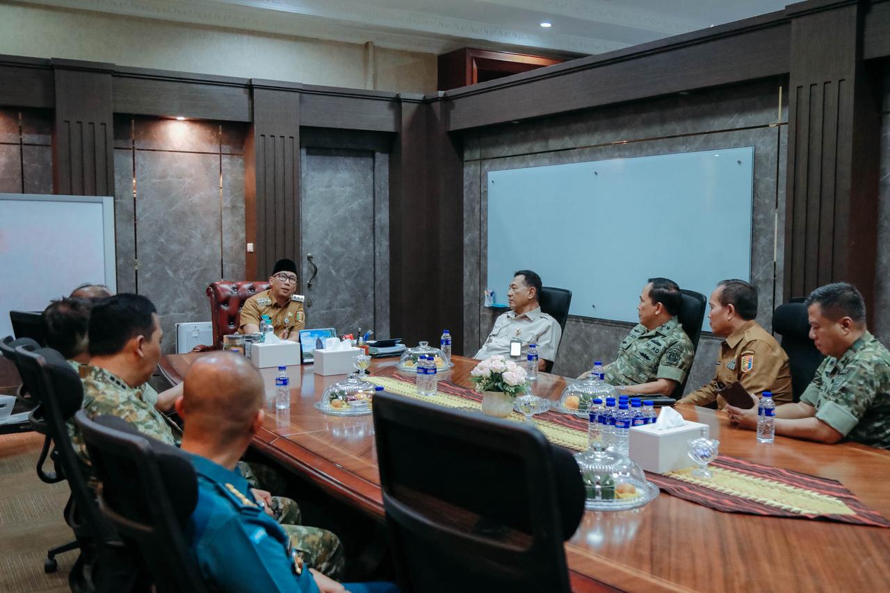 Gubernur Lampung Sambut Pembukaan Kegiatan KKDN Yang Dihadiri Rektor Unhan RI