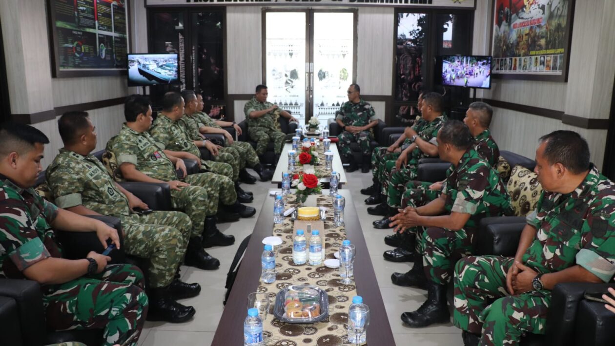 Perkuat Ketahanan Daerah, Kodim 0410 Sambut Tim Survei Unhan RI