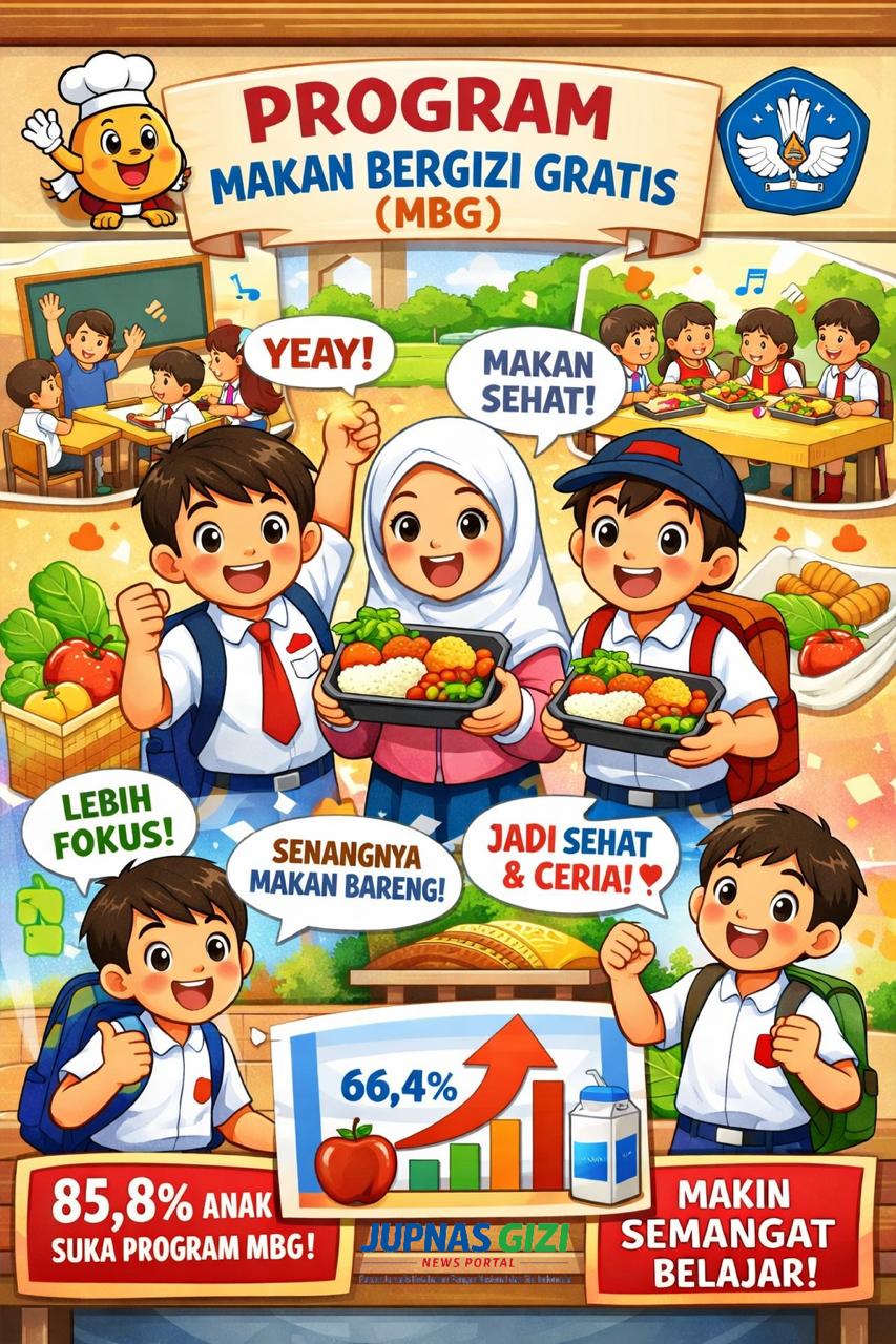 Riset Kemendikdasmen dan LabSosio UI Terhadap Dampak Program MBG: Dongkrak Semangat Belajar